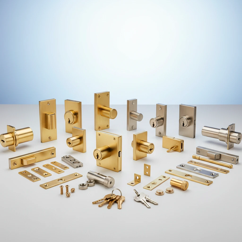 Cerraduras, cerrojos y accesorios.