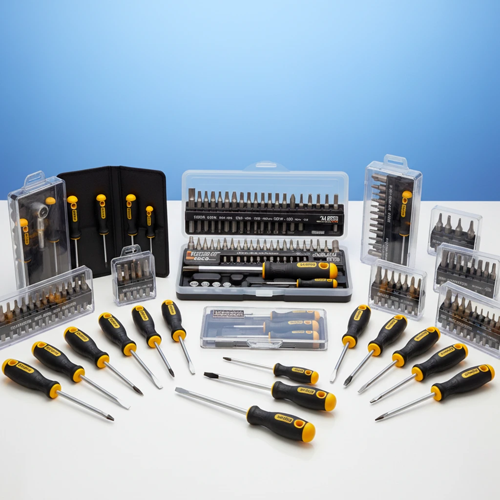 Destornilladores y juegos.