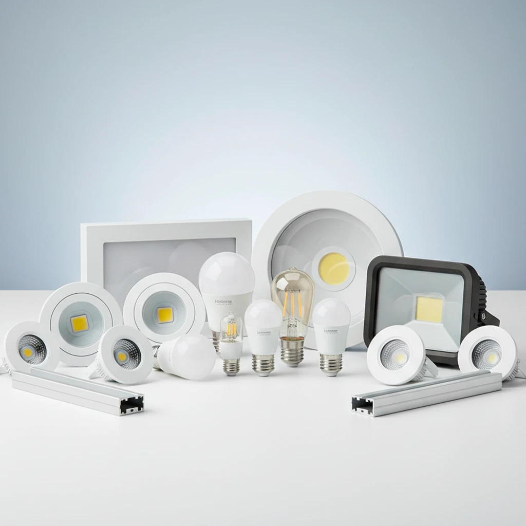 Iluminación Bombillas, downlights, proyectores y luminarias.