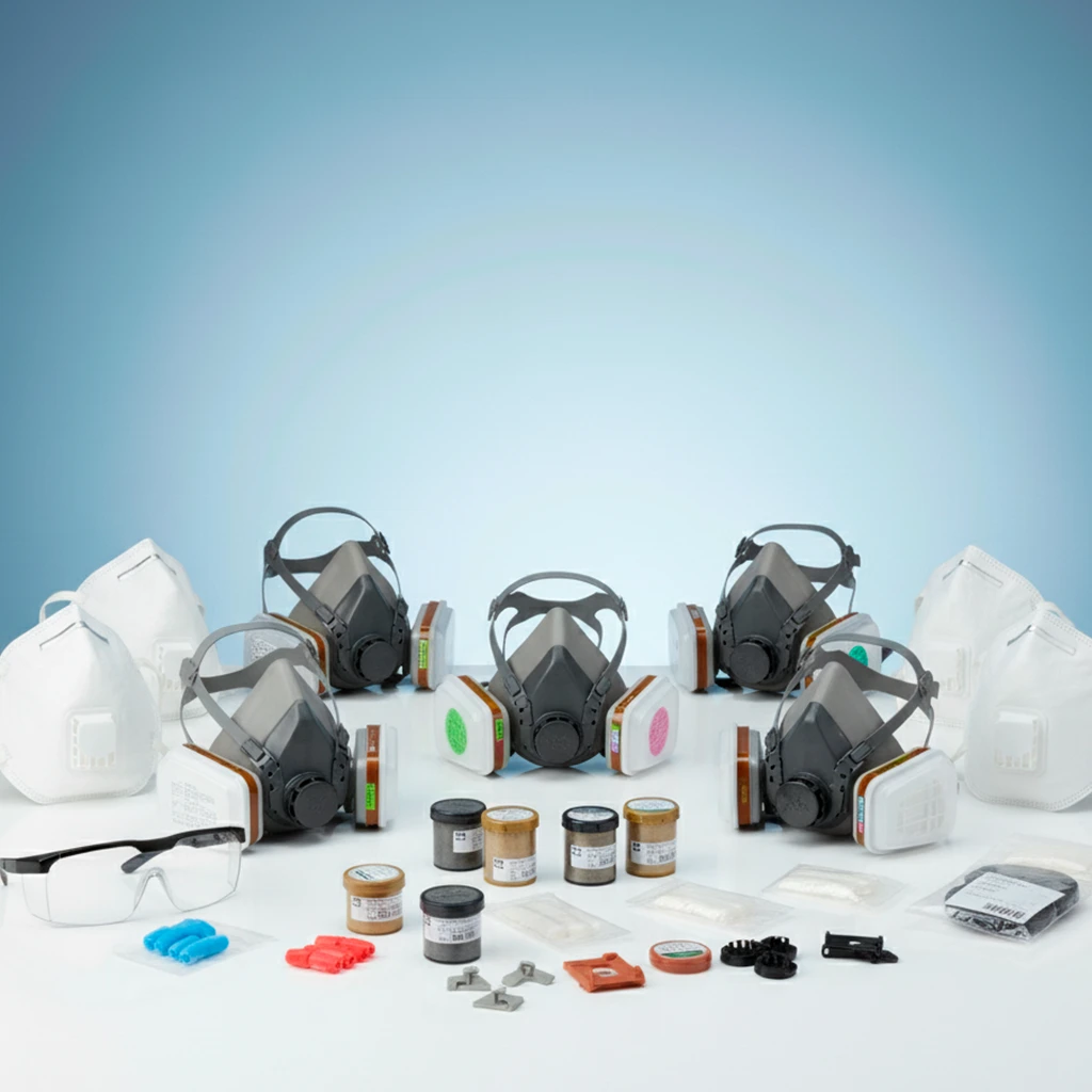 Mascarillas y filtros.