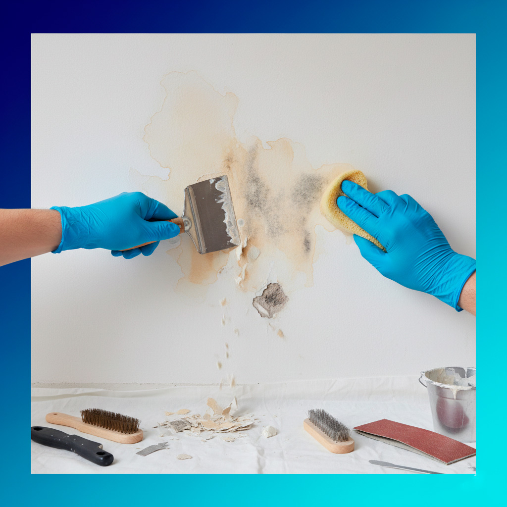 Pintar sobre humedad o manchas