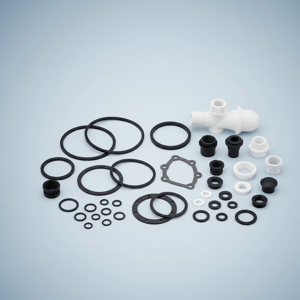 Repuestos domésticos Juntas, gomas, repuestos (ollas, cisternas, etc.).