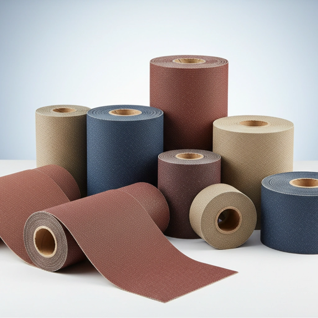 Rollos lija tela