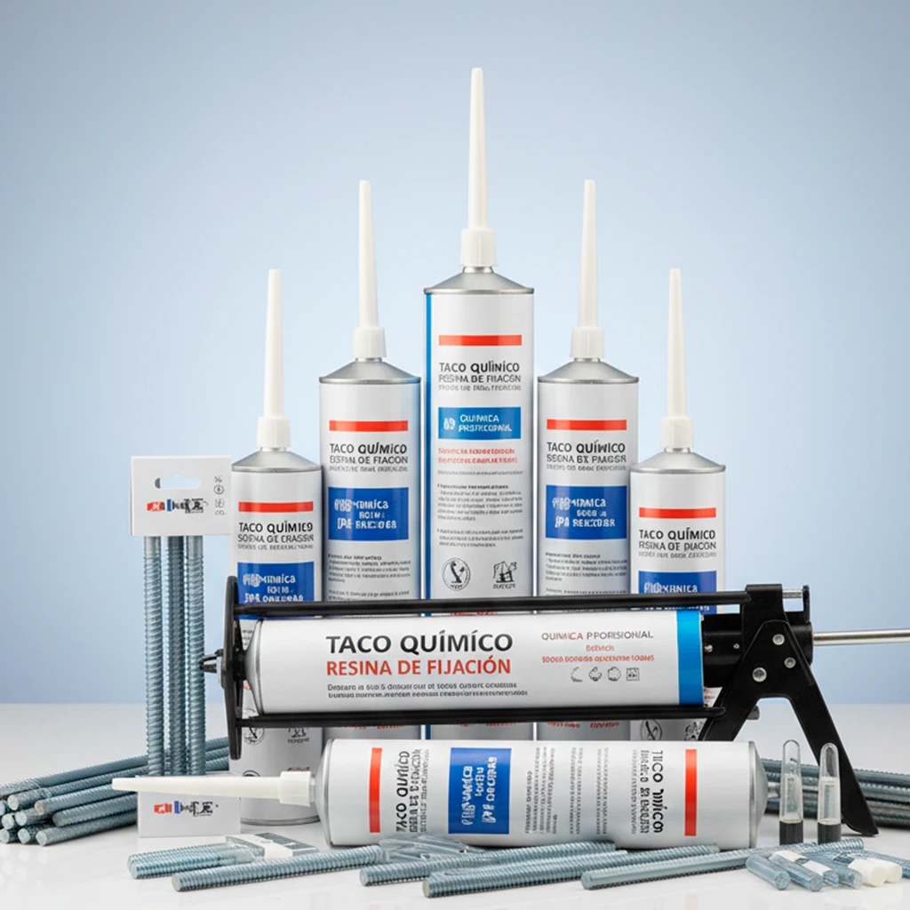 Taco quimico Resinas y fijación química.