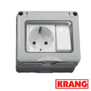 Base Estanca 2P IP55 + Interruptor | Ferretería