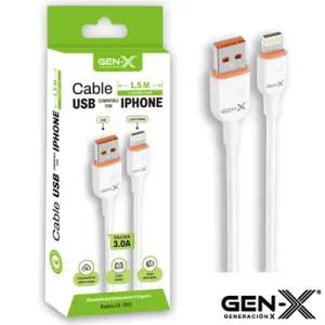 Cable USB iPhone 1.5m 3.0A - Compra Online