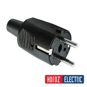 Clavija Goma Negra 16A | Ferretería Online