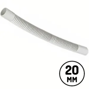 Codo Flexible 20mm Gris | Ferretería