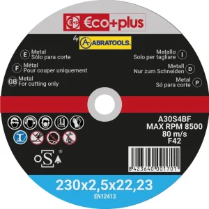Disco Acero 230x2.5 A30S - Ferretería