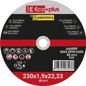 Disco Inox 230x1.9x22.23 - Ferretería
