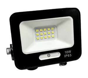 Foco LED 10W Negro - ¡Iluminación Eficiente!