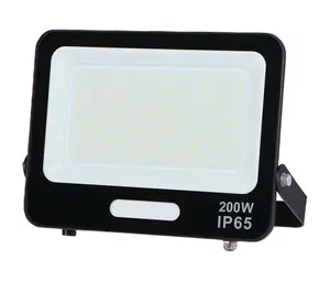 Foco LED 200W Negro - ¡Iluminación Potente!