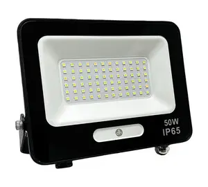 Foco LED 50W Negro - Iluminación Potente