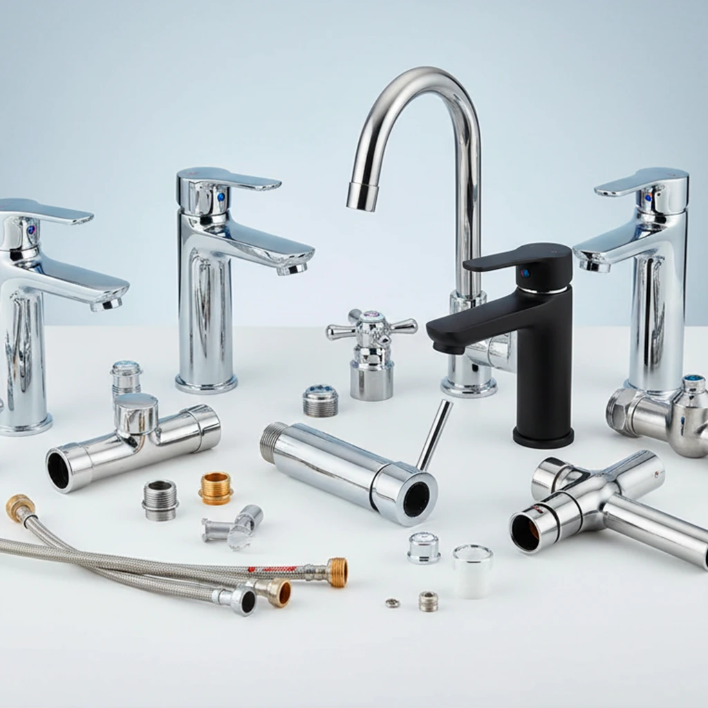 Monomandos, grifos y accesorios.