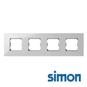 Marco 4 Elementos Simon 27 Blanco | Ferretería