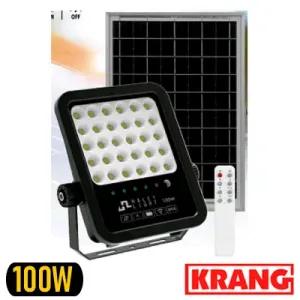 Proyector Solar 100W - Iluminación Exterior