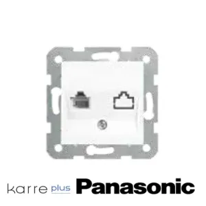 Toma RJ11 4 Polos Blanco | Ferretería